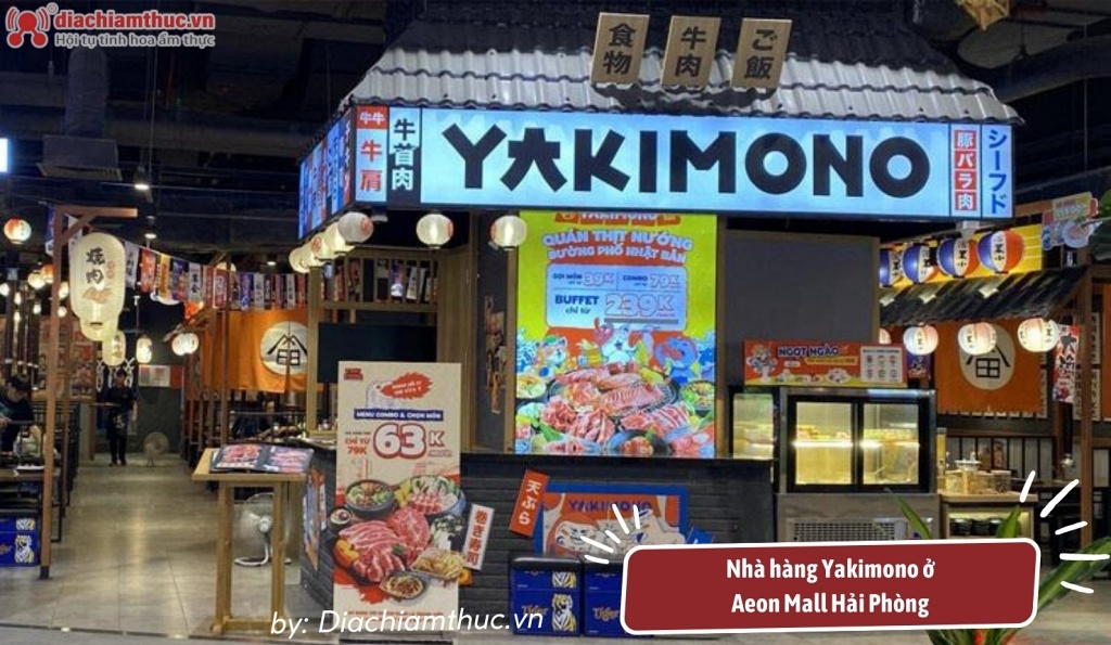 Nhà hàng Yakimono ở Aeon Mall Hải Phòng