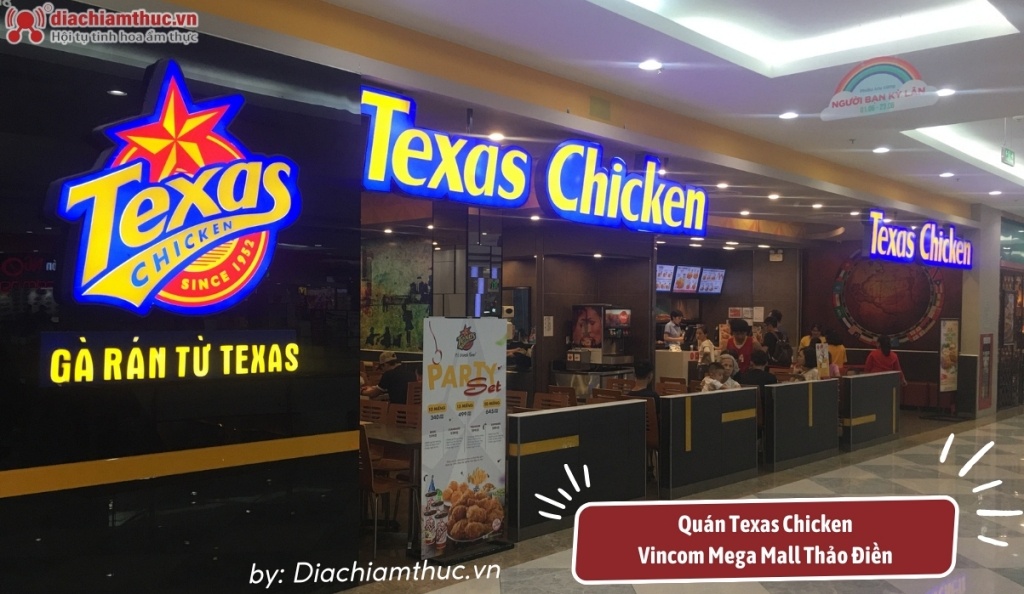 Quán Texas Chicken Vincom Mega Mall