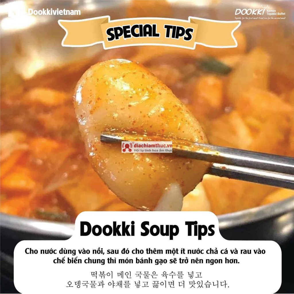 Dookki Soup Tips