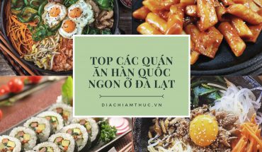 Quán ăn Hàn Quốc Đà Lạt