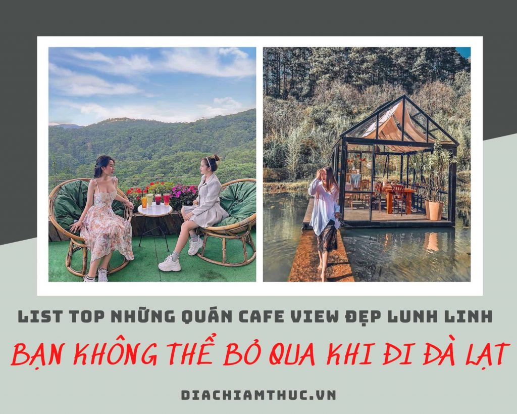 Top những quán cafe ở Đà Lạt