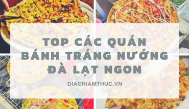 Bánh tráng nướng Đà Lạt