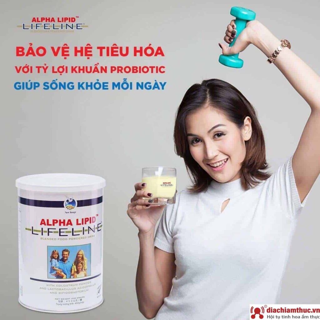 Cách pha sữa non Alpha Lipid Lifeline