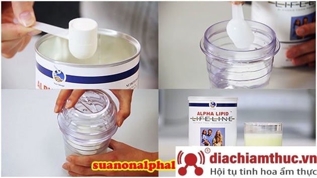 Hướng dẫn chi tiết cách pha sữa non