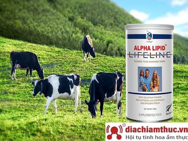 Sữa non Alpha Lipid Lifeline - Xuất xứ