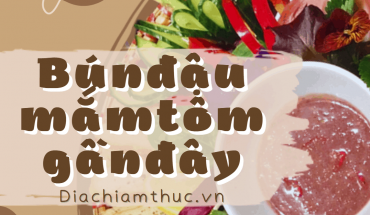 Bún đậu mắm tôm gần đây