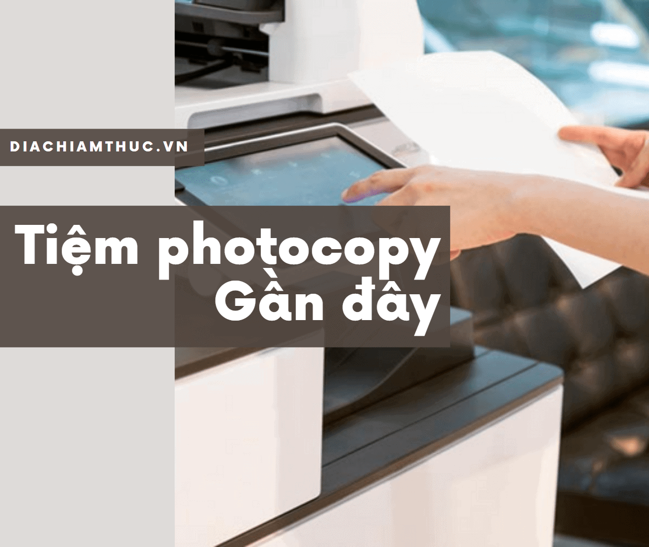 Kinh nghiệm mở tiệm photocopy  cửa hàng photo 1 vốn 4 lời