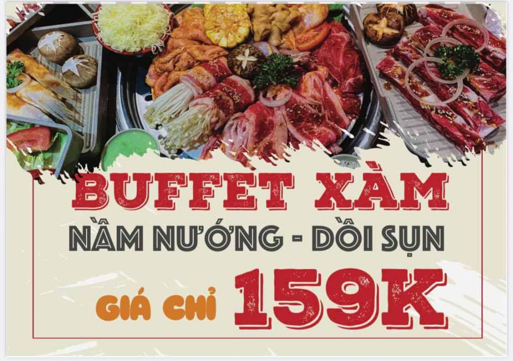 Giá buffet xàm