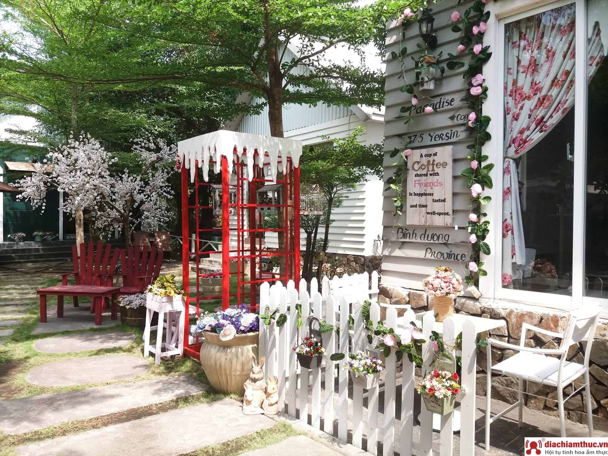 20 Quán cafe Bình Dương view sân vườn đẹp, thoáng đãng