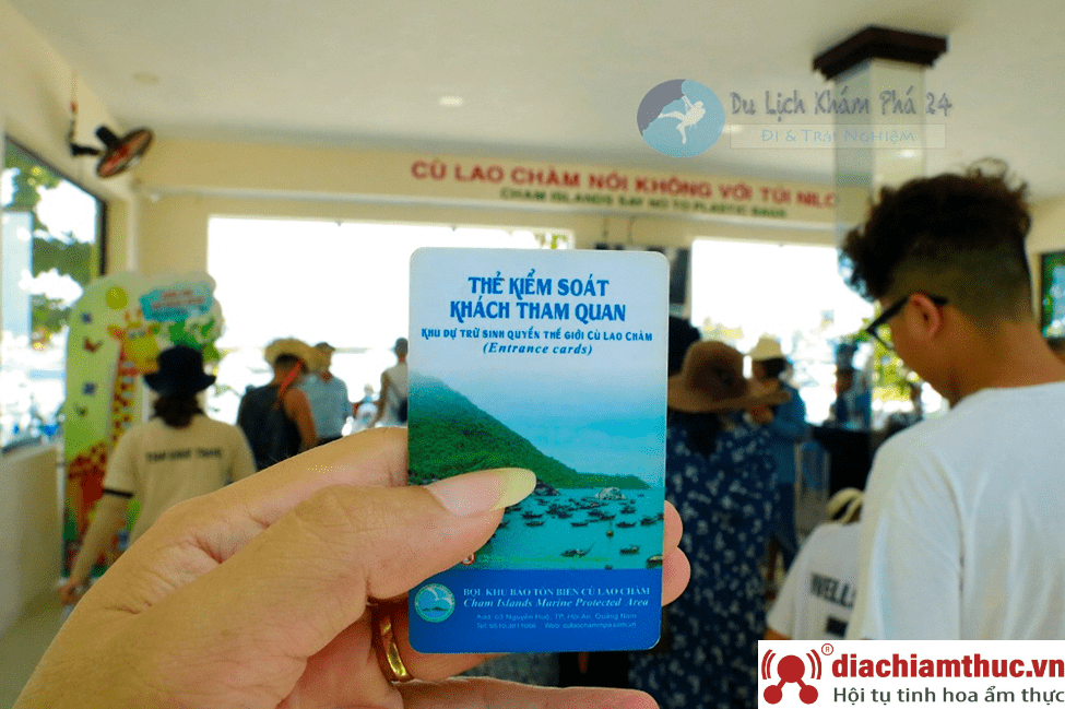 Thẻ kiểm soát ra đảo Cù Lao Chàm