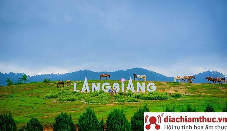 Vị trí của khu du lịch núi LangBiang