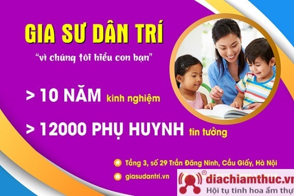 6 cam kết của trung tâm gia sư Hà Nội Dân Trí 