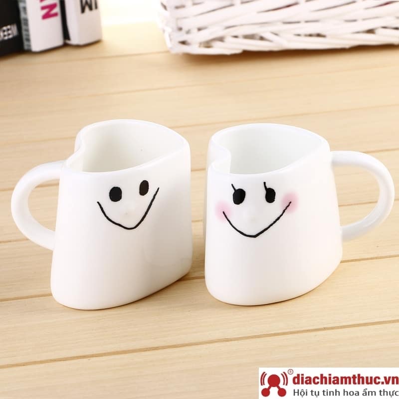 Bộ cốc in hình ảnh ý nghĩa của cả hai
