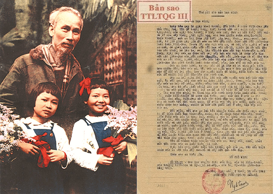 Bức thư của Chủ tịch Hồ Chí Minh