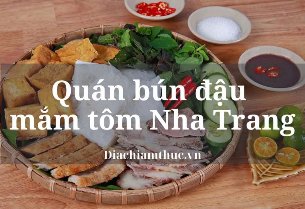 Bún đậu mắm tôm Nha Trang