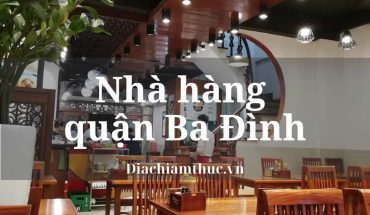 Nhà hàng quận Ba Đình