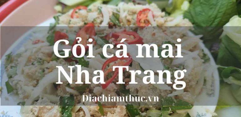 Gỏi cá mai Nha Trang