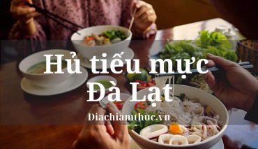 Hủ tiếu mực Đà Lạt