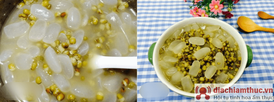 Cách nấu chè hạt đác với đậu xanh thơm ngon bổ dưỡng