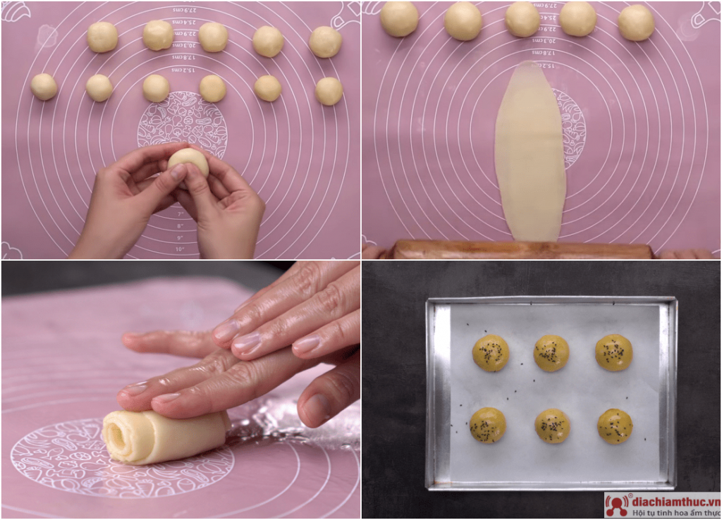 Përgatitja e ëmbëlsirave tajvaneze me vezë të shkrira