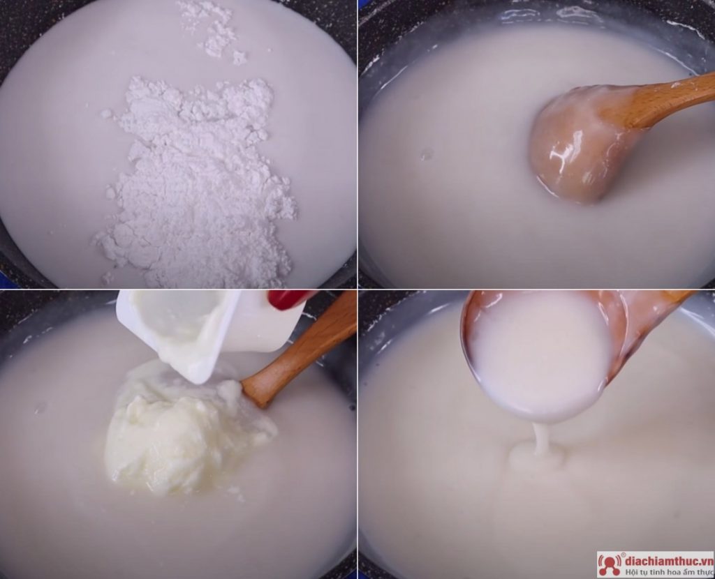 Gatuani qumësht kokosi për të bërë akullore me fruta banane