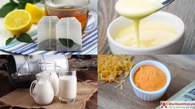 Nguyên liệu làm trà sữa phô mai kem cheese