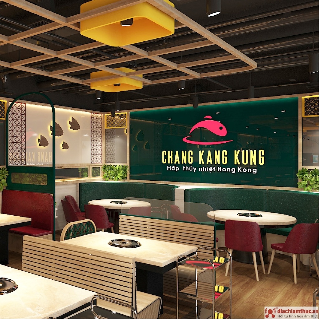Chang kang kung được thiết kế với không gian sang trọng, hiện đại, sạch sẽ