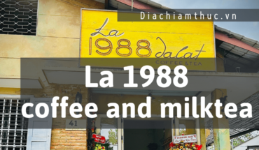 La 1988 coffee and milktea Đà Lạt