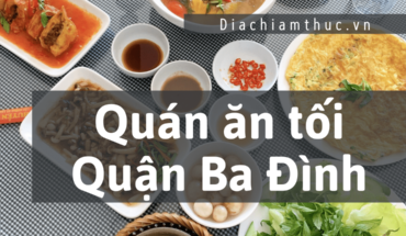 Quán ăn tối Quận Ba Đình