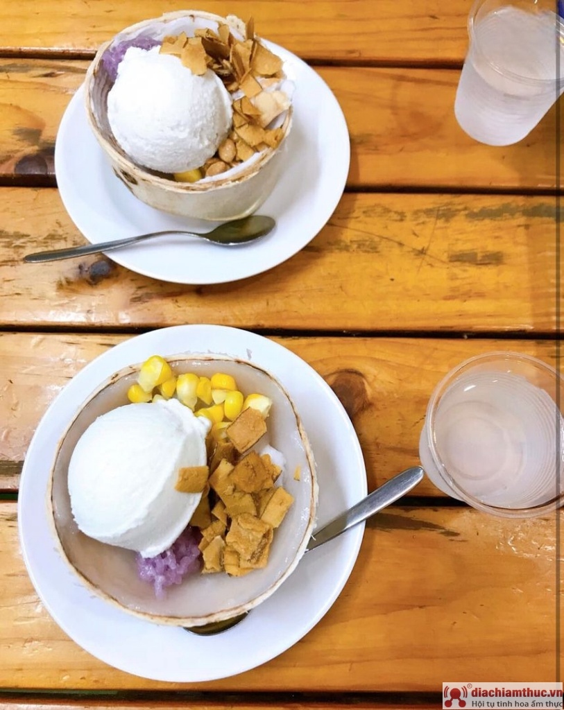 Kem xôi dừa Bubu