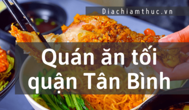 Quán ăn tối quận Tân Bình