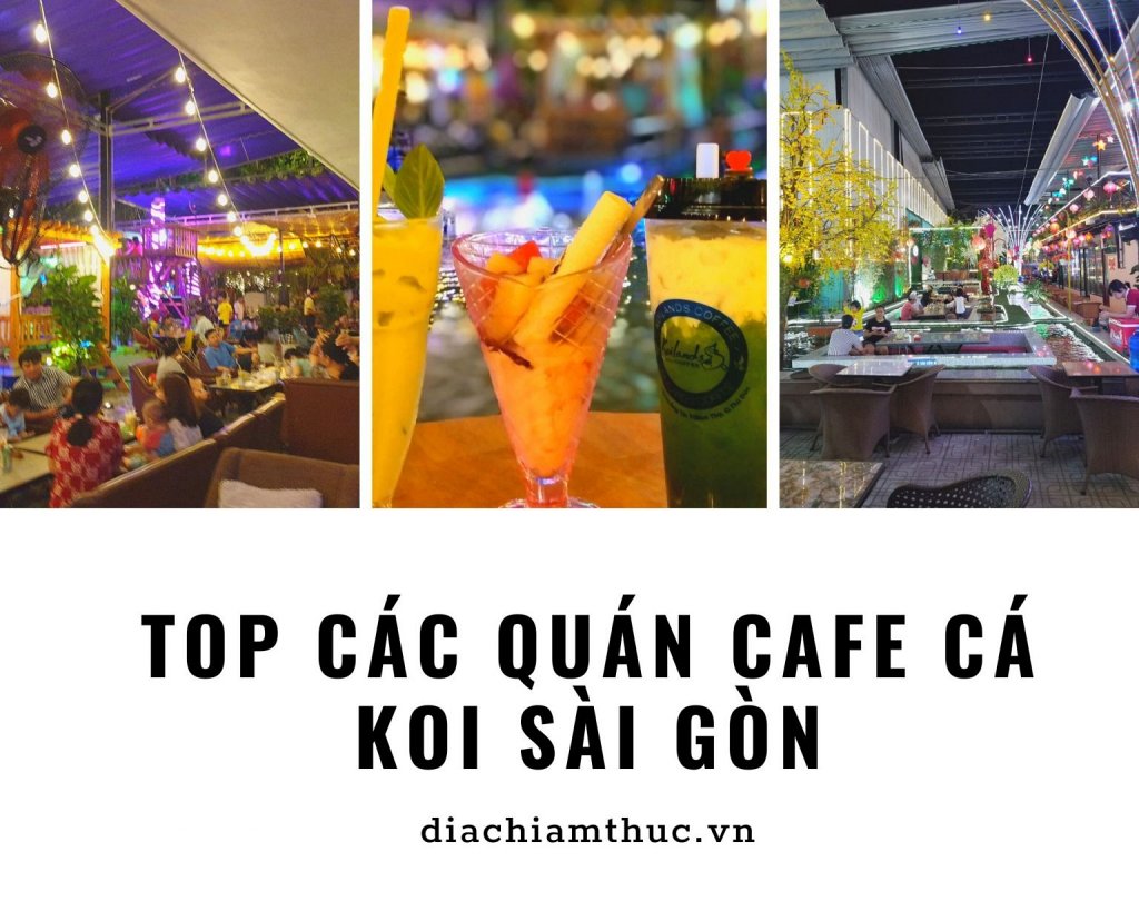 Cafe cá Koi Sài Gòn