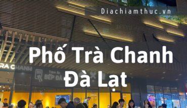 Phố Trà Chanh Đà Lạt