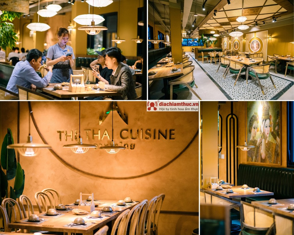 Không gian The Thai Cuisine chất chứa vẻ đẹp xứ Chùa Vàng