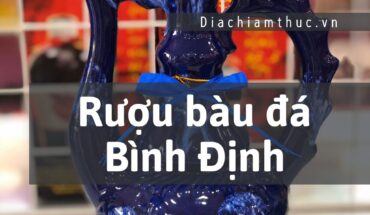 Rượu bàu đá Bình Định