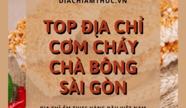 Cơm cháy chà bông Sài Gòn