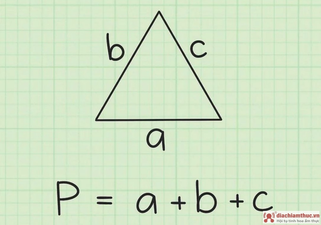 Công thức tính chu vi tam giác và một số bài tập thực hành