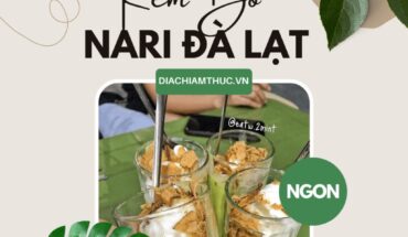 Kem bơ Nari Đà Lạt