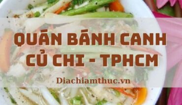 Quán bánh canh Củ Chi