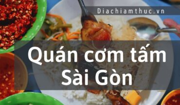 Quán cơm tấm Sài Gòn