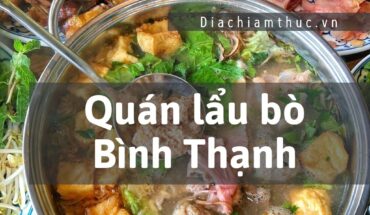 Quán lẩu bò Bình Thạnh