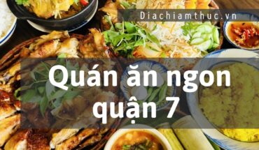 Quán ăn ngon quận 7