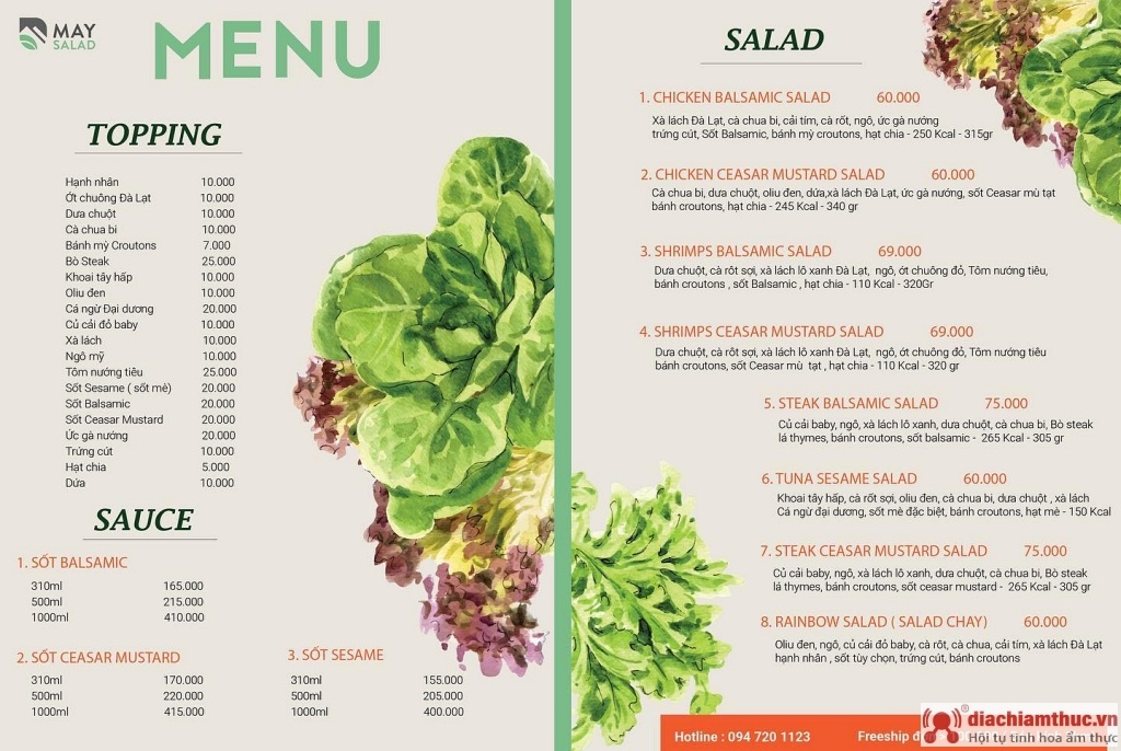 Menu May Salad