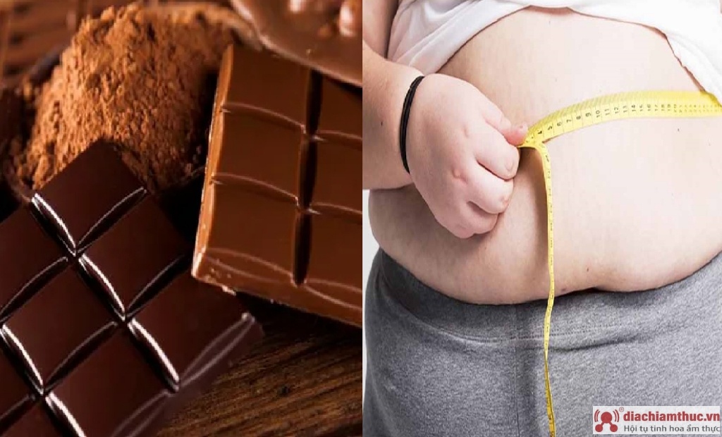 Ăn quá nhiều chocolate có thể dẫn đến tăng cân