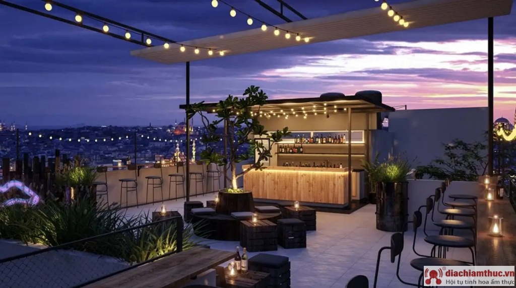 Rooftop cafe