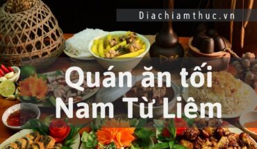 quán ăn tối quận Nam Từ Liêm