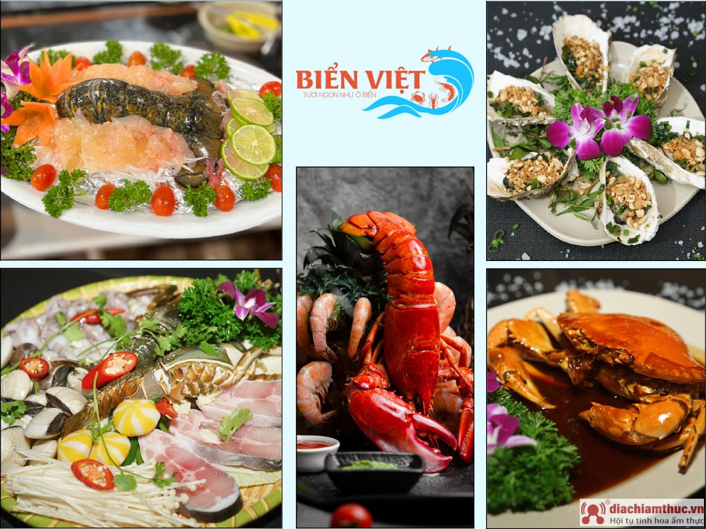Các món ăn hải sản tươi ngon ở Biển Việt