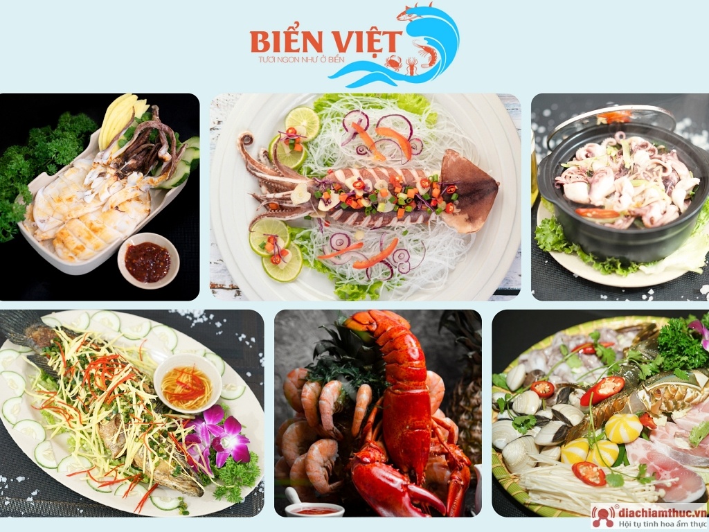 Chất lượng và hương vị các món ăn hàng đầu ở Biển Việt